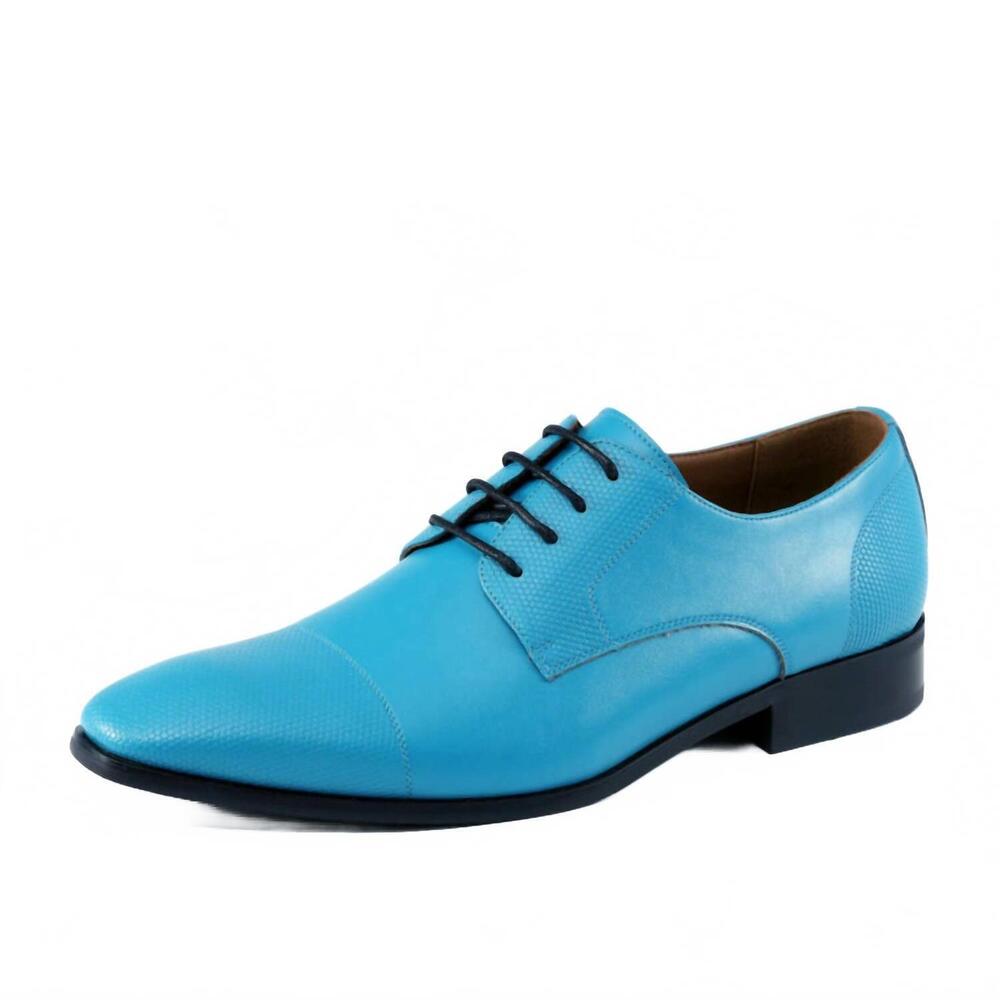 NEW AMALI men's russo oxford shoes in teal